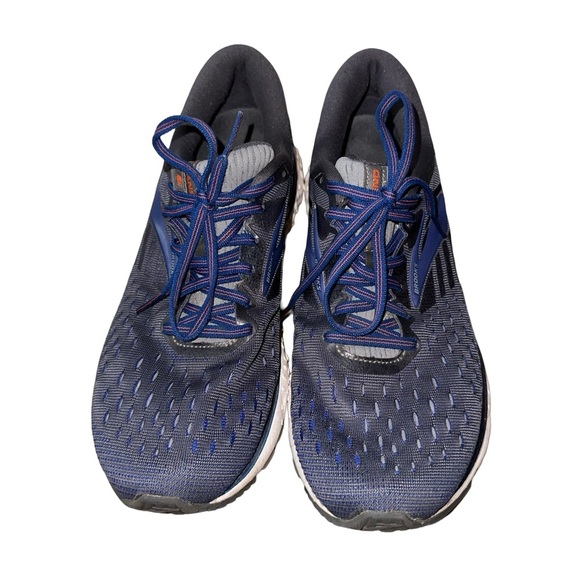 Brooks Mens Transcend 6 Running Shoes Blue White Sneakers Size 9.5 - Picture 6 of 12